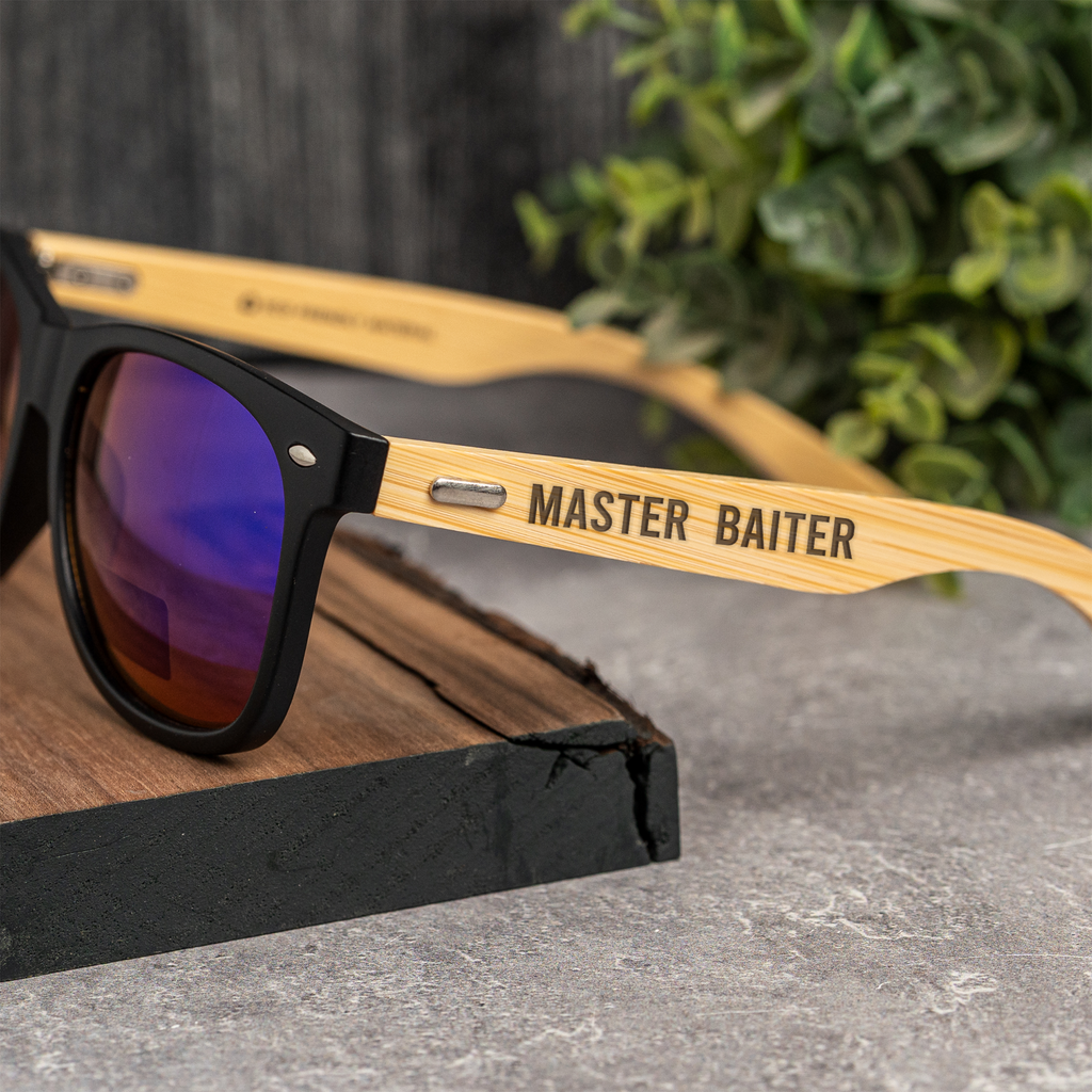 "Master Baiter" Funny Fishing Sunglasses