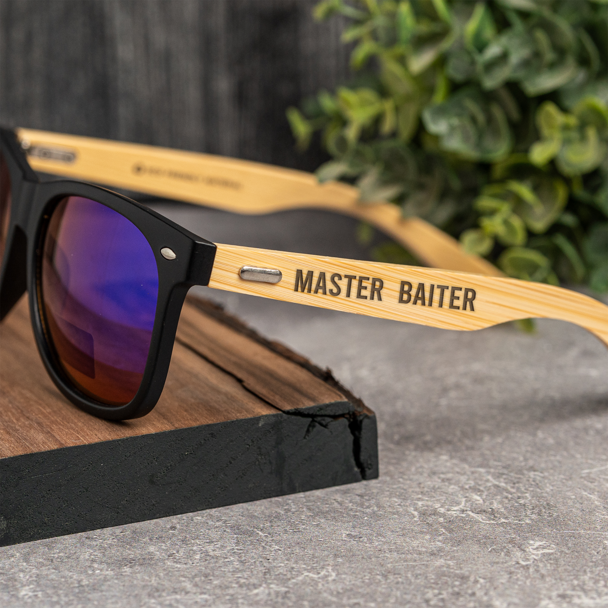 "Master Baiter" Funny Fishing Sunglasses
