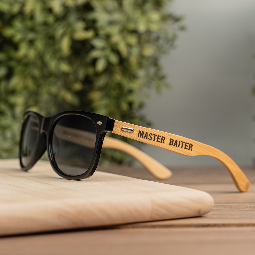 "Master Baiter" Funny Fishing Sunglasses