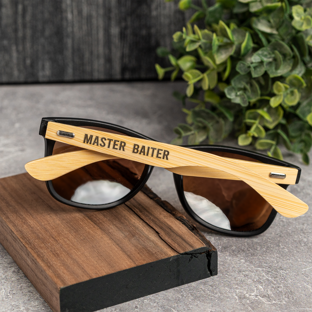 "Master Baiter" Funny Fishing Sunglasses