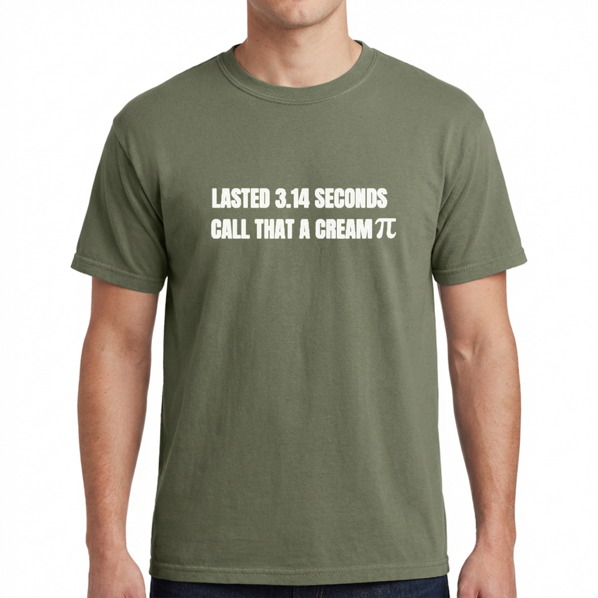 Lasted 3.14 Seconds Call That a Cream Pi Shirt