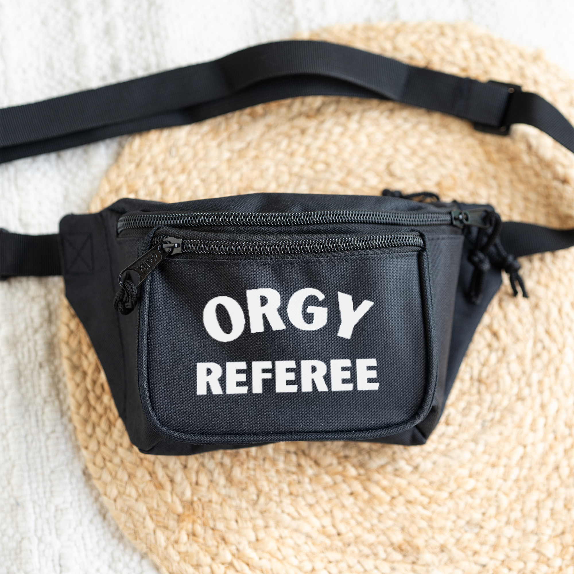Orgy Referee Funny Fanny Pack
