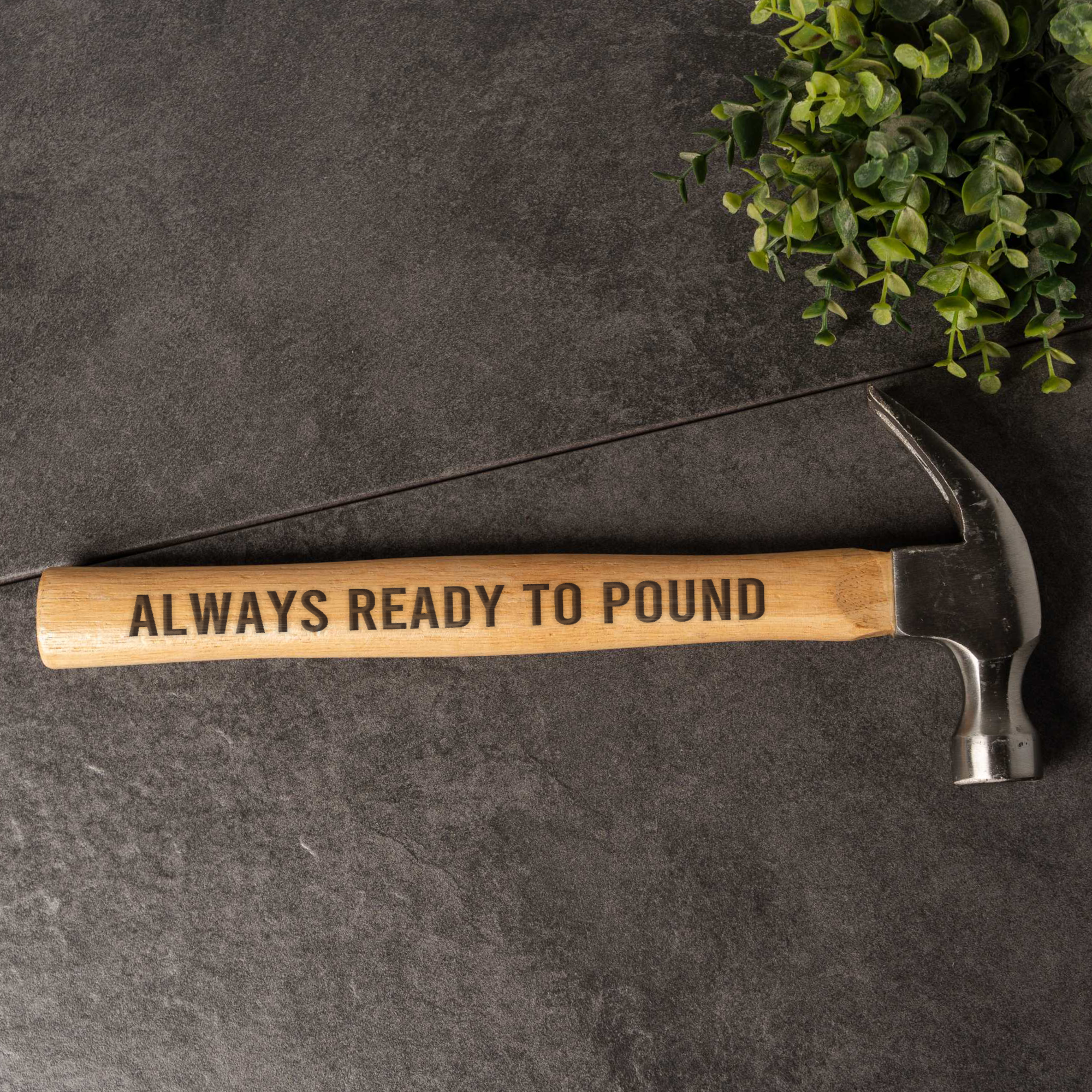"Always Ready to Pound" Hammer