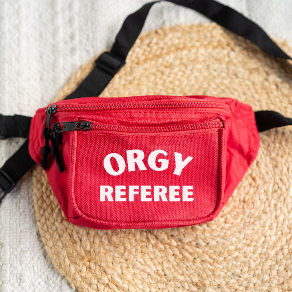 Orgy Referee Funny Fanny Pack