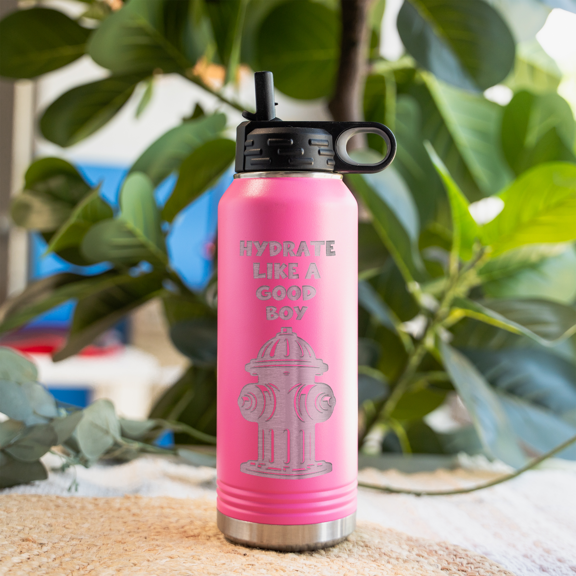 Hydrate Like a Good Boy Fire Hydrant Water Bottle