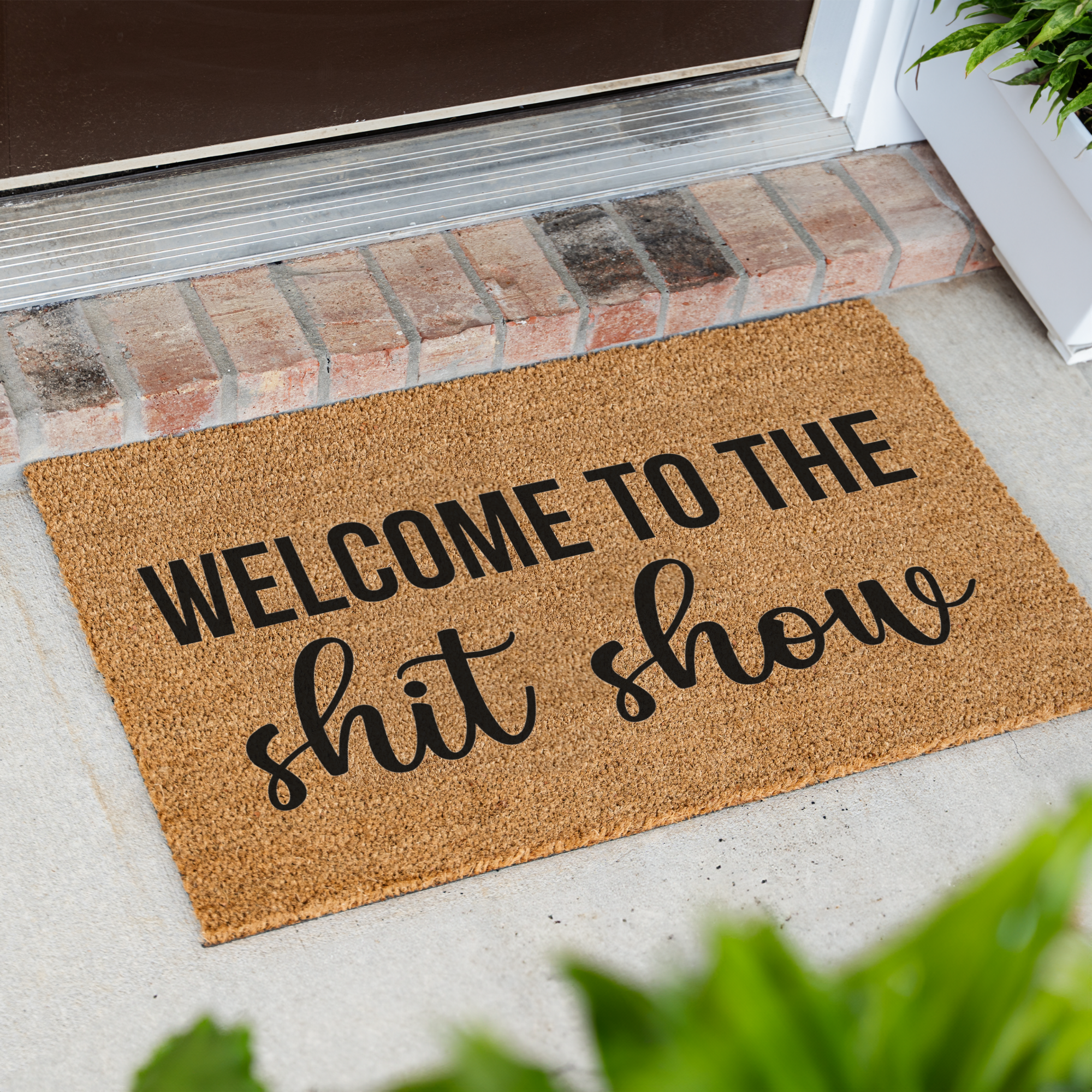 Welcome to the Shit Show Funny Doormat