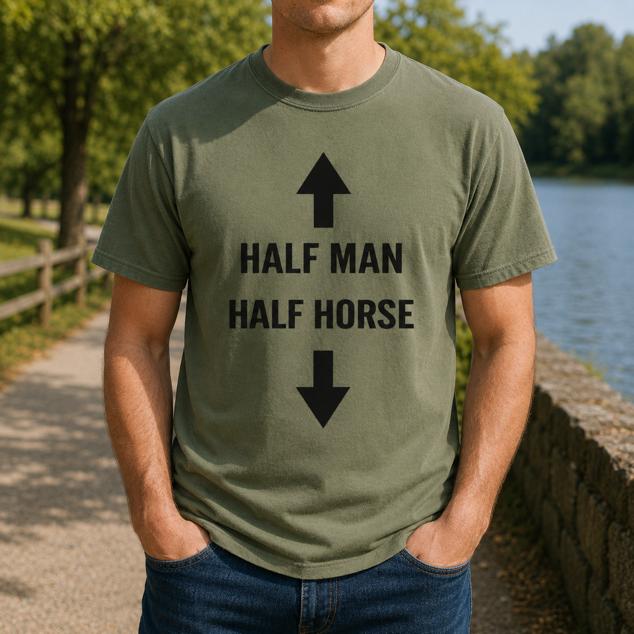 Half Man Half Horse Tee