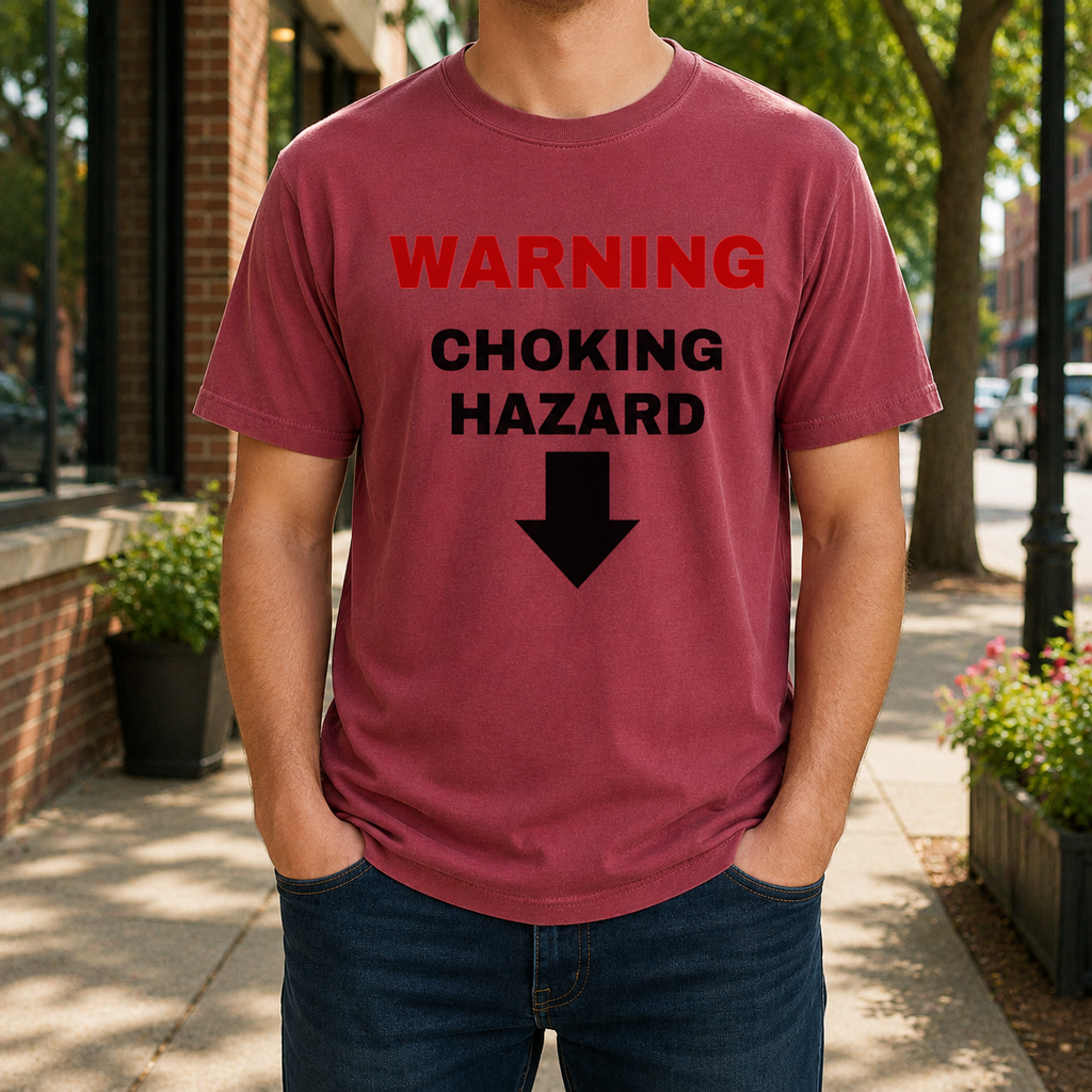 Warning: Choking Hazard Tee