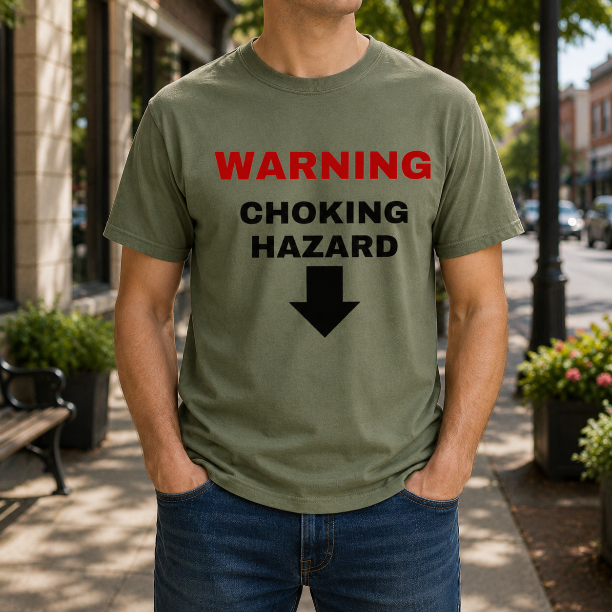 Warning: Choking Hazard Tee