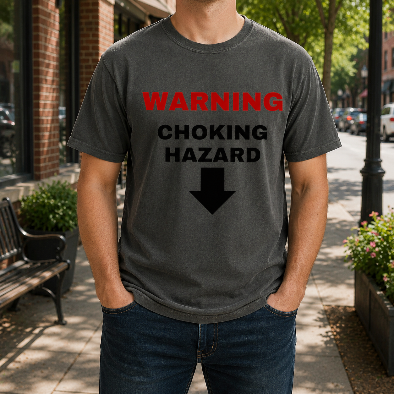 Warning: Choking Hazard Tee