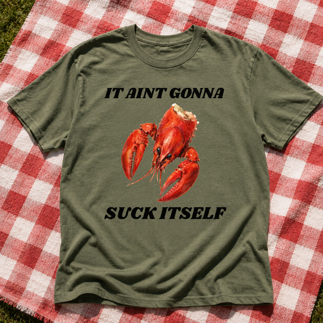 It Aint Gonna Suck Itself Crawfish Head Shirt