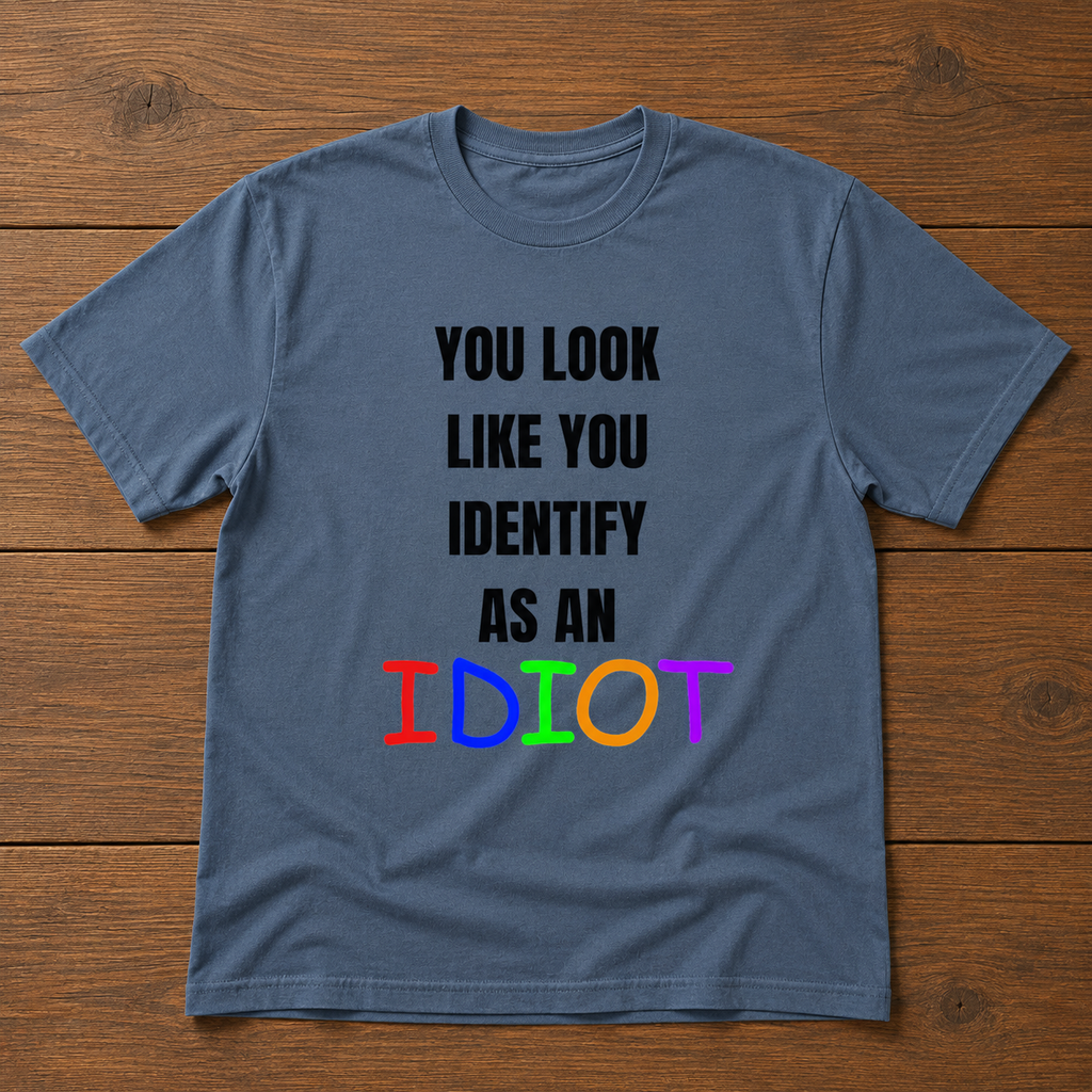 You Look Like You Identify As An Idiot Tee