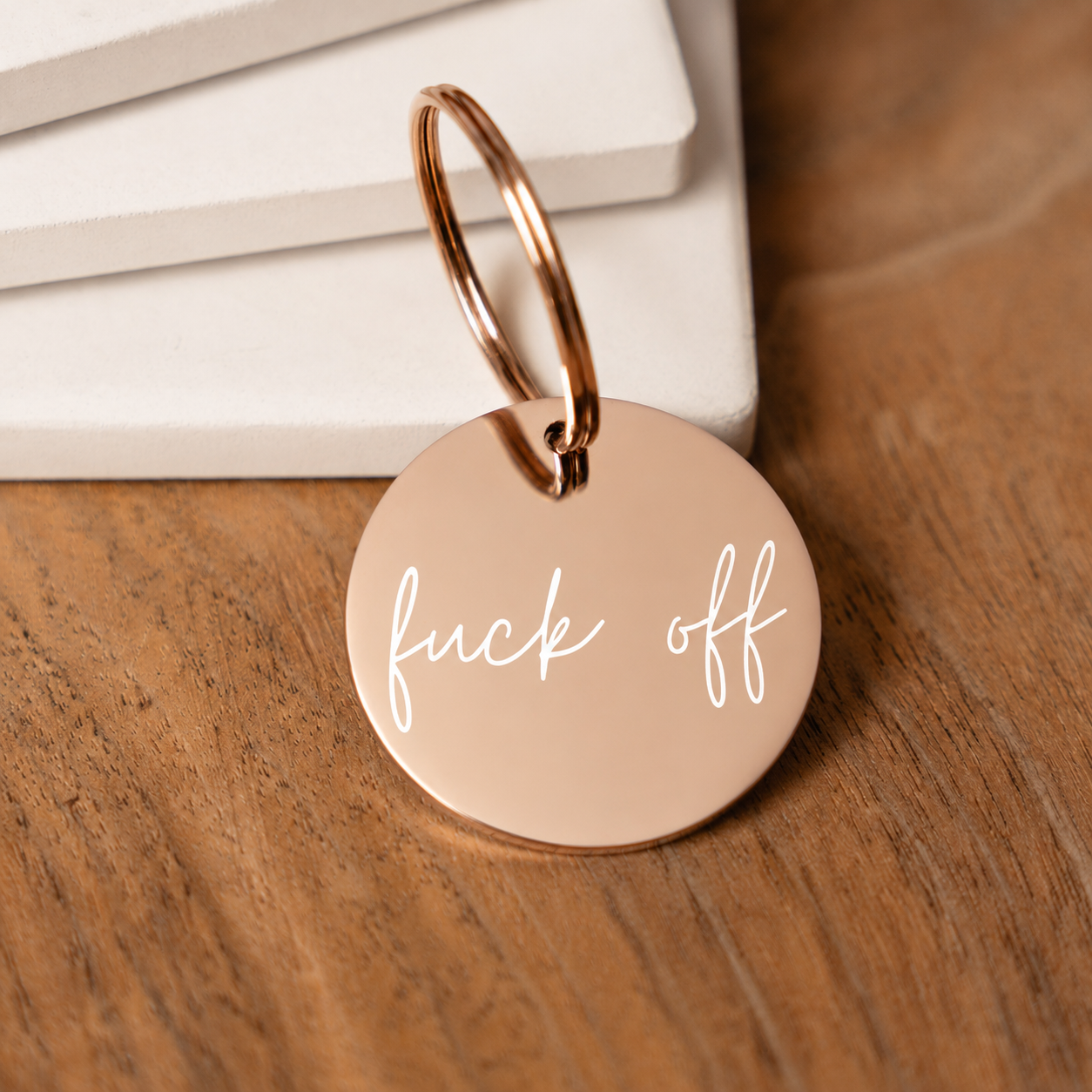 Fuck Off Keychain