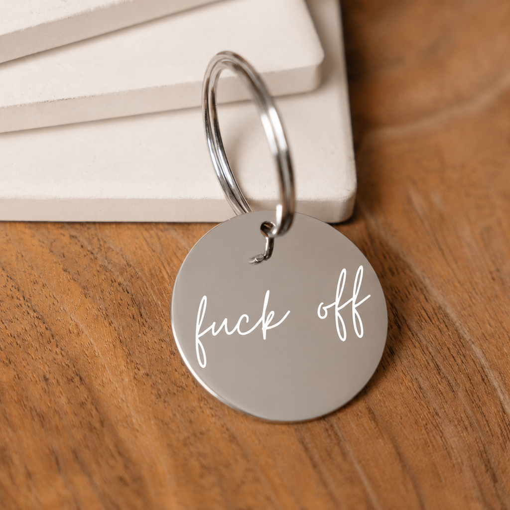 Fuck Off Keychain