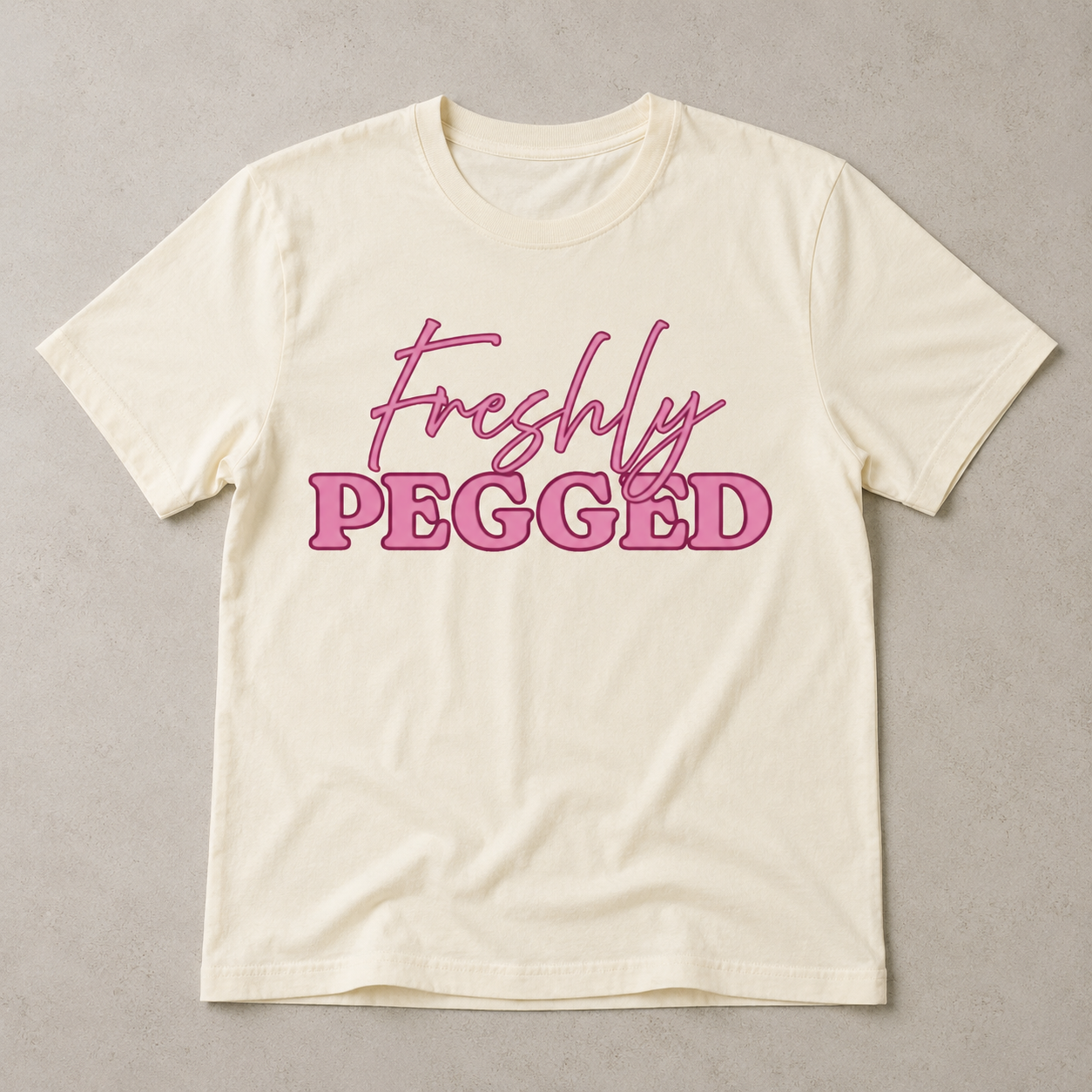 Freshly Pegged Tee