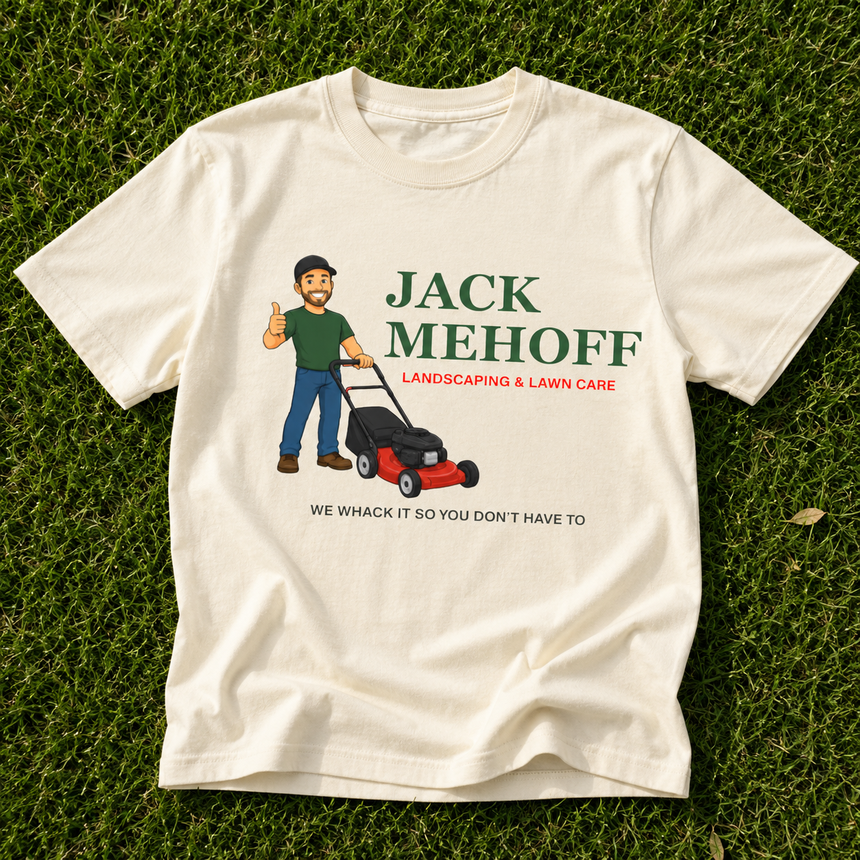 Jack Mehoff Landscaping & Lawncare Tee