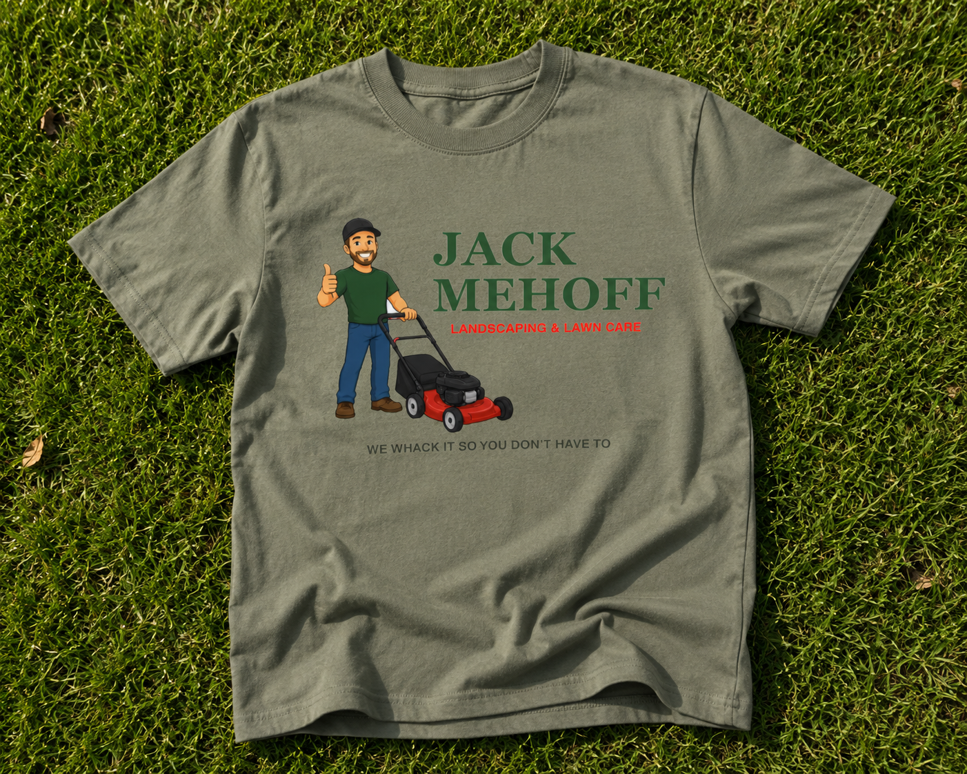 Jack Mehoff Landscaping & Lawncare Tee