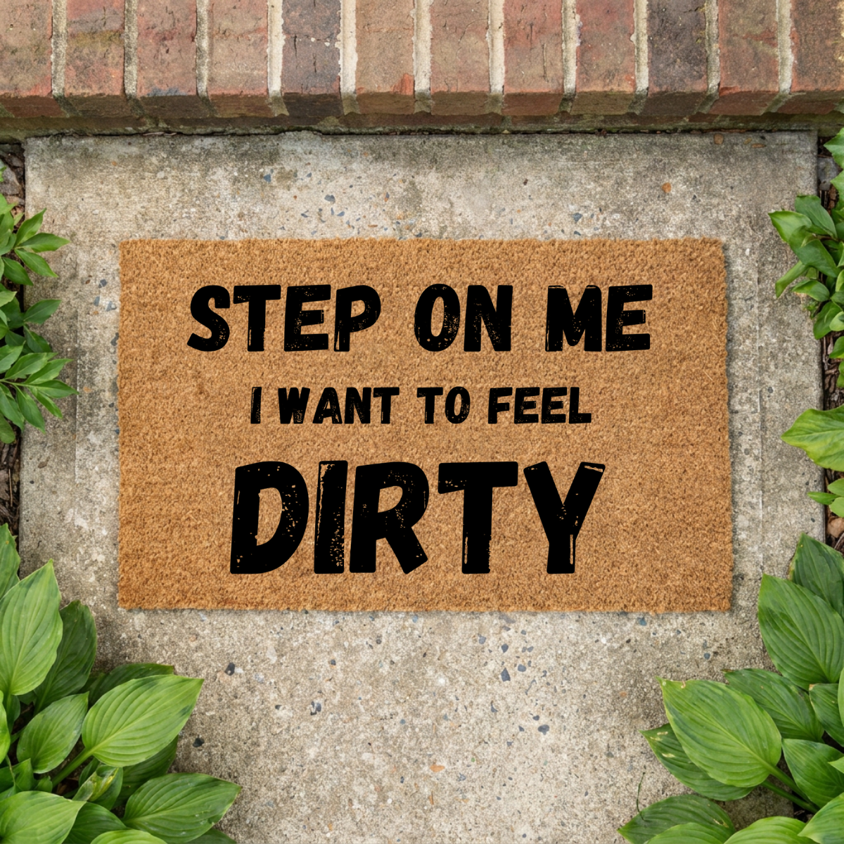 Step On Me I Want To Feel Dirty Doormat