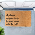 What Seems to be the Fuck Doormat