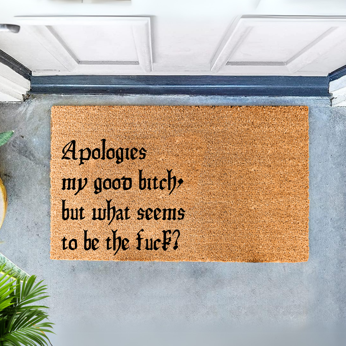 What Seems to be the Fuck Doormat