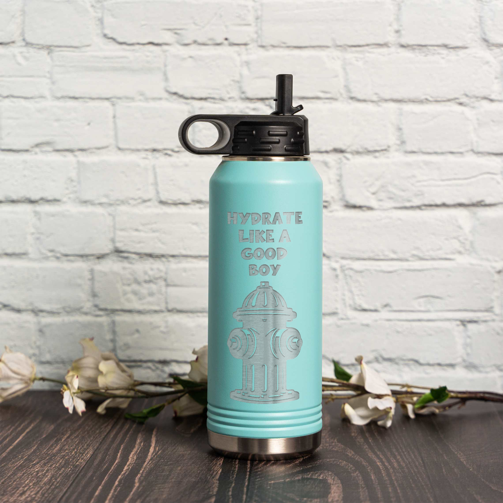 Hydrate Like a Good Boy Fire Hydrant Water Bottle
