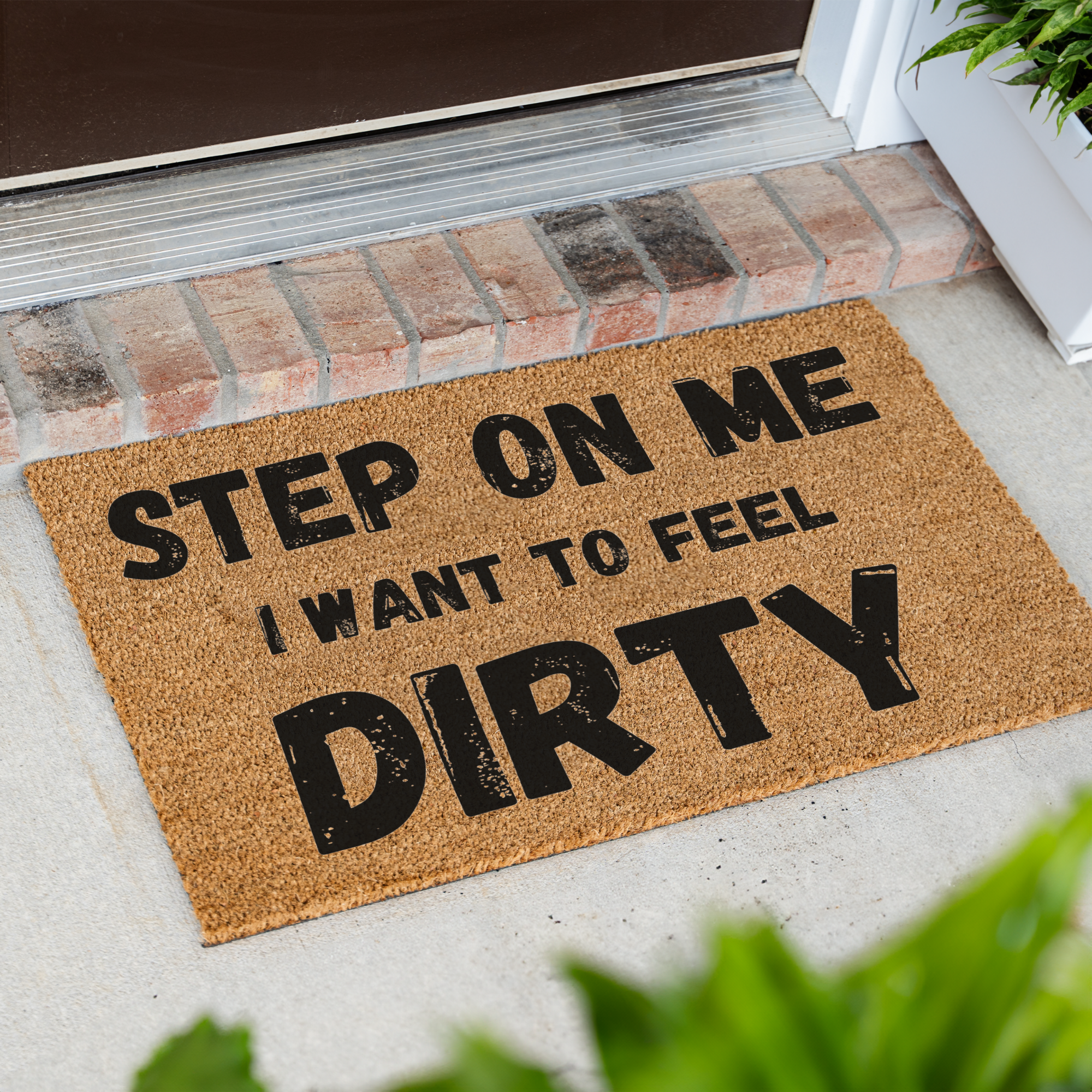 Step On Me I Want To Feel Dirty Doormat