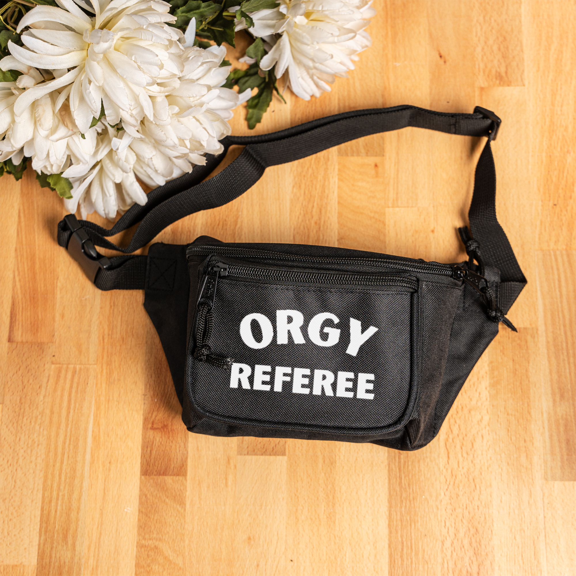 Orgy Referee Funny Fanny Pack