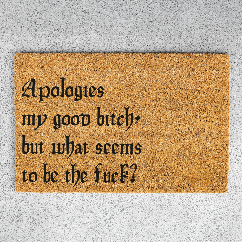 What Seems to be the Fuck Doormat