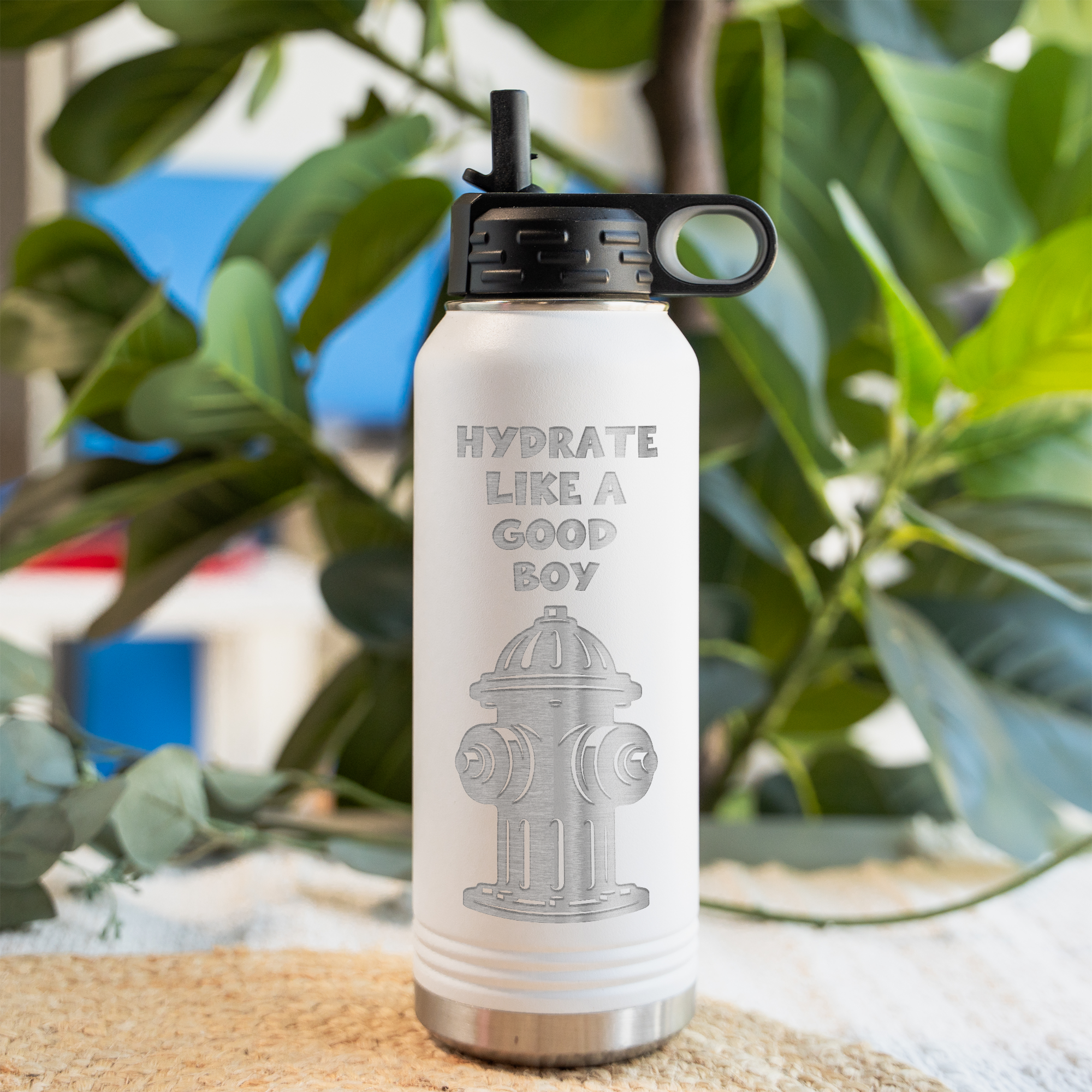 Hydrate Like a Good Boy Fire Hydrant Water Bottle