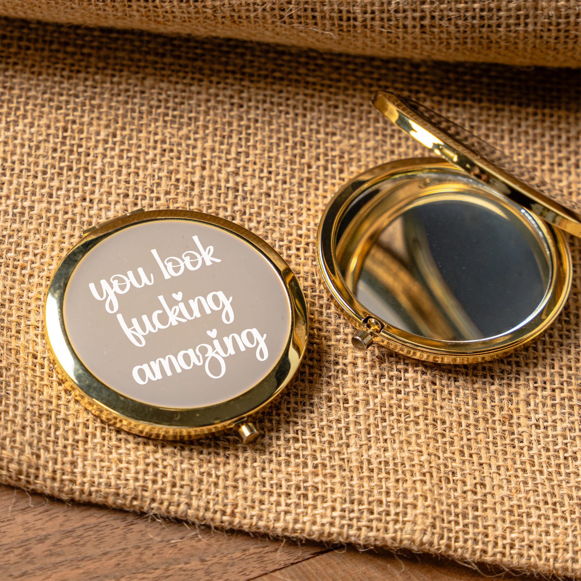 You Look Fucking Amazing Compact Mirror