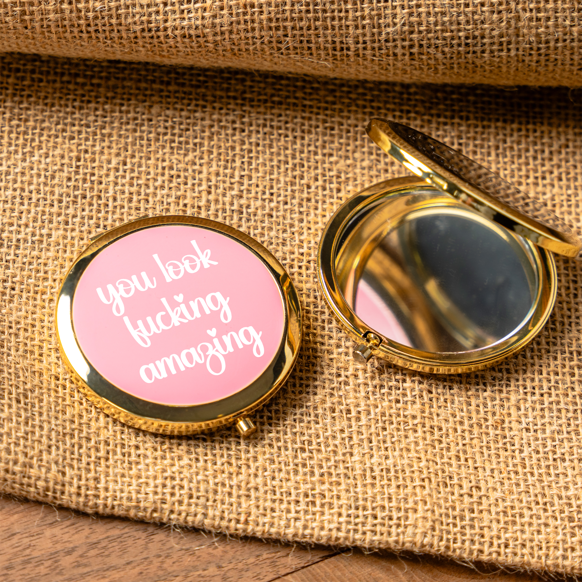 You Look Fucking Amazing Compact Mirror