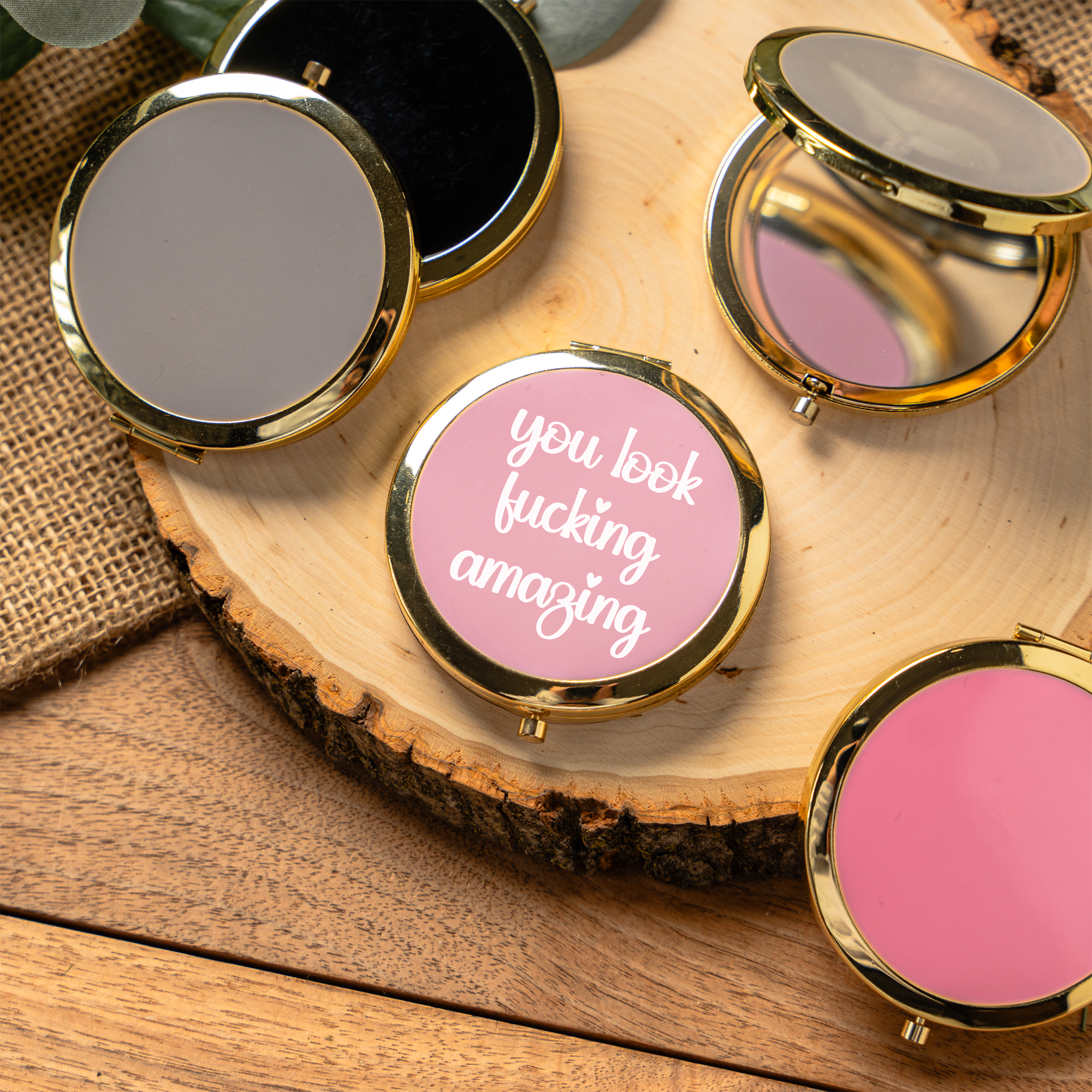 You Look Fucking Amazing Compact Mirror
